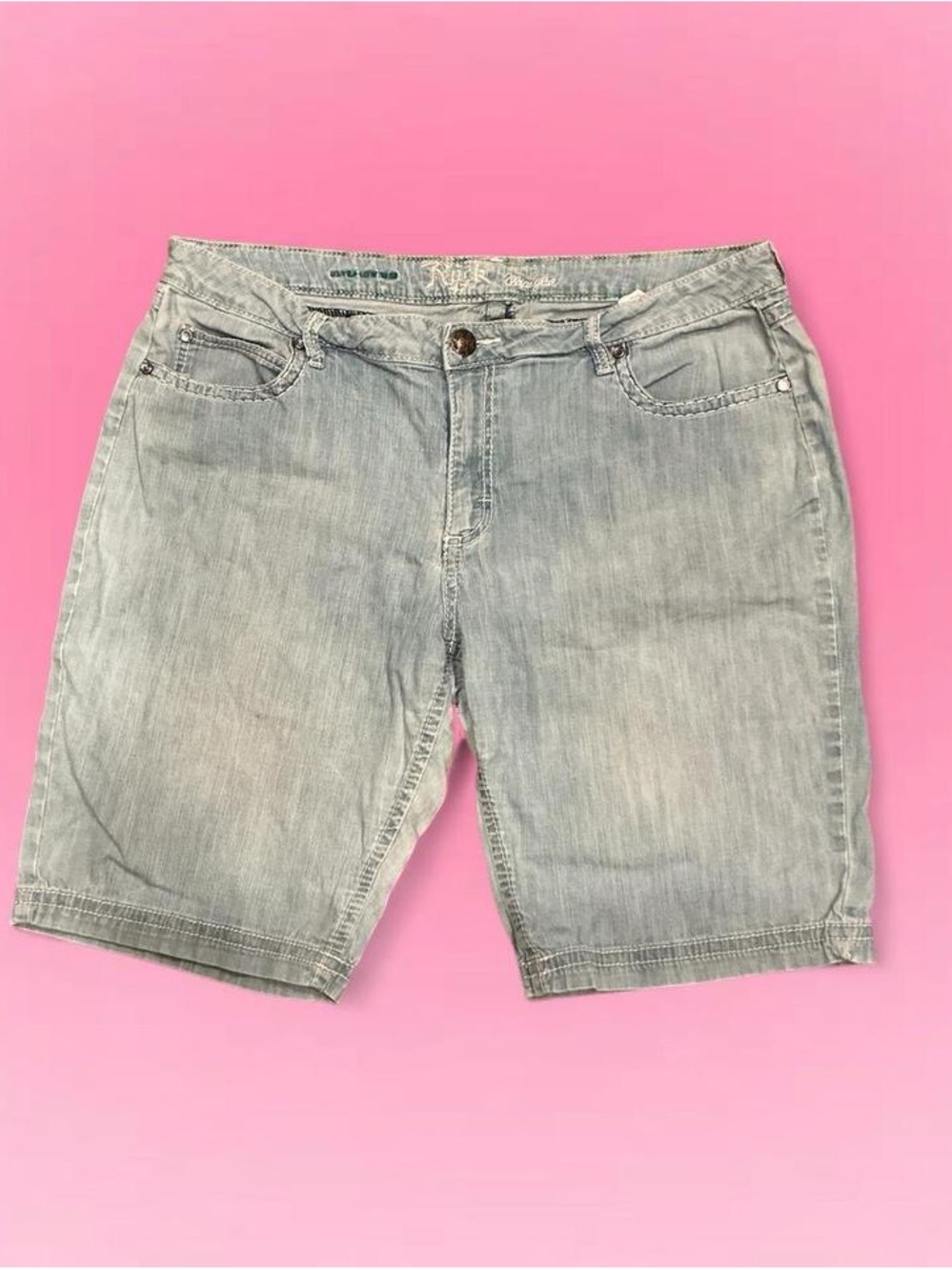 🩵 Ultra Low Rise Light Wash Jeans with Embroidered detail
